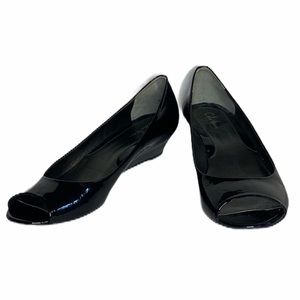 Cole Haan shoes flat black patent leather Nike Air